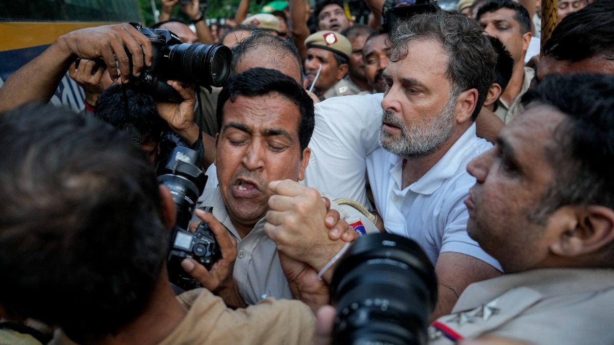 Rahul Gandhi PM House Protest