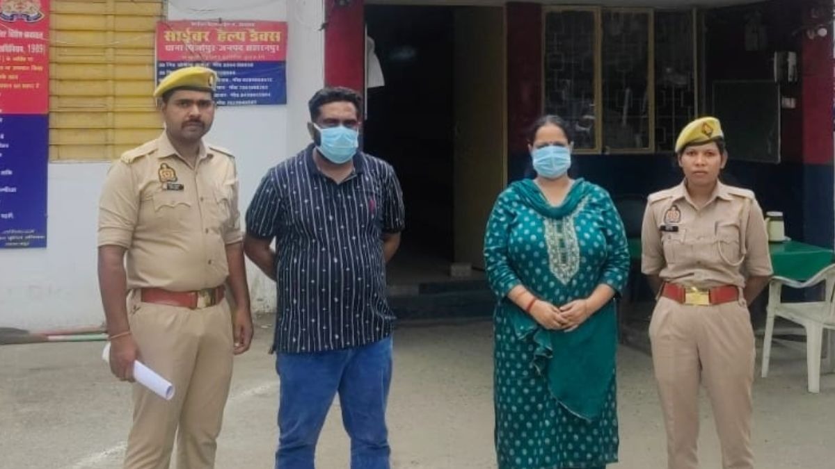डॉक्टर और पत्नी को पुलिस ने किया अरेस्ट. (Photo: ITG)