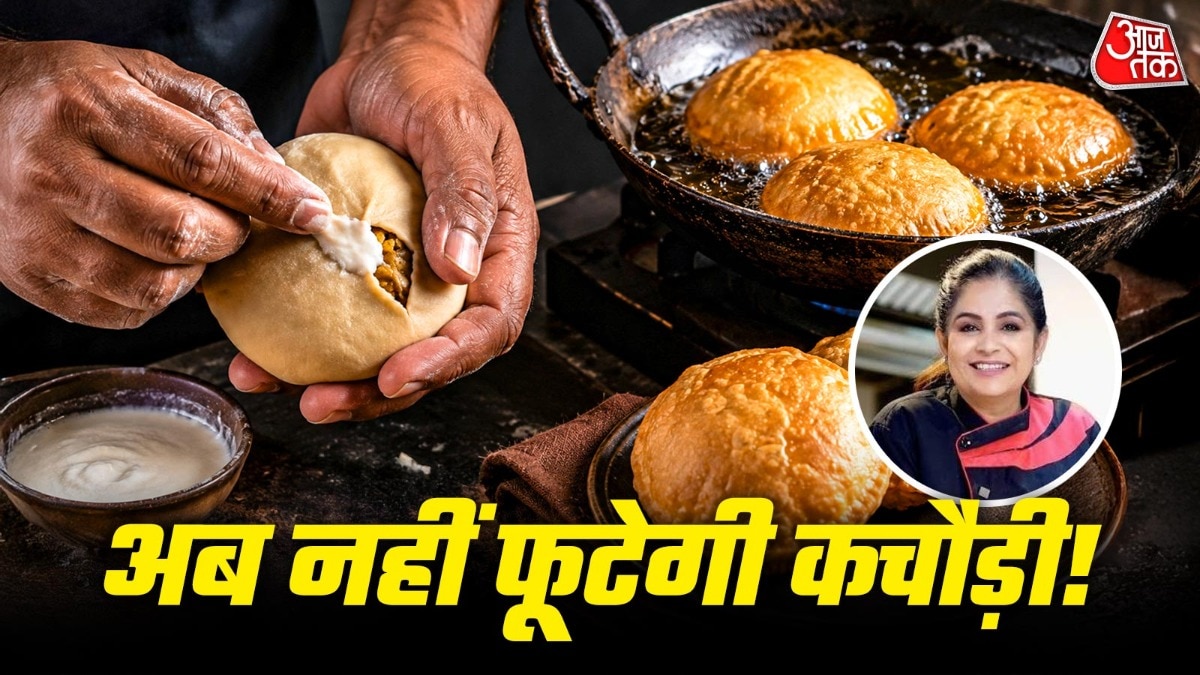 बेलते समय फटती कचौड़ी को ठीक करने के लिए मैदा और पानी का घोल बनाना सही रहता है. (Photo: ITG)