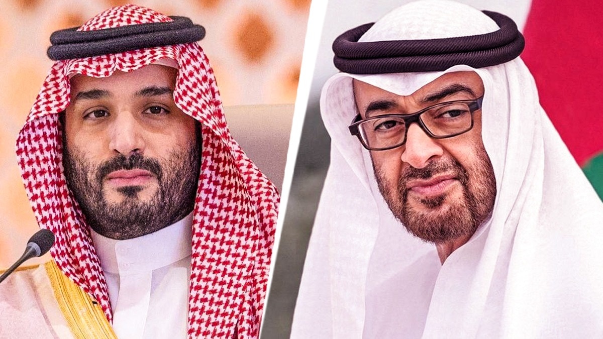 सऊदी अरब के क्राउन प्रिंस MBS और UAE के शासक मोहम्मद बिन जायद. (Photo: ITG)
