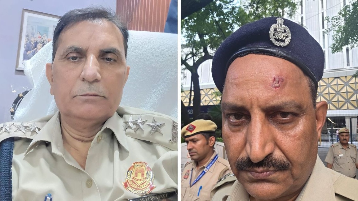 दिल्ली पुलिस प्रदर्शन वाले दिन जंतर-मंतर पर तैनात थी. (Photo- ITG)