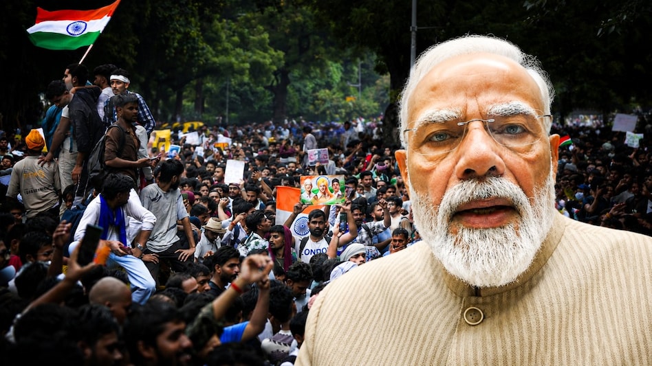 प्रधानमंत्री मोदी ने छात्रों को जवाबदेही और कार्रवाई का भरोसा दिलाया है. (Photo: ITG)