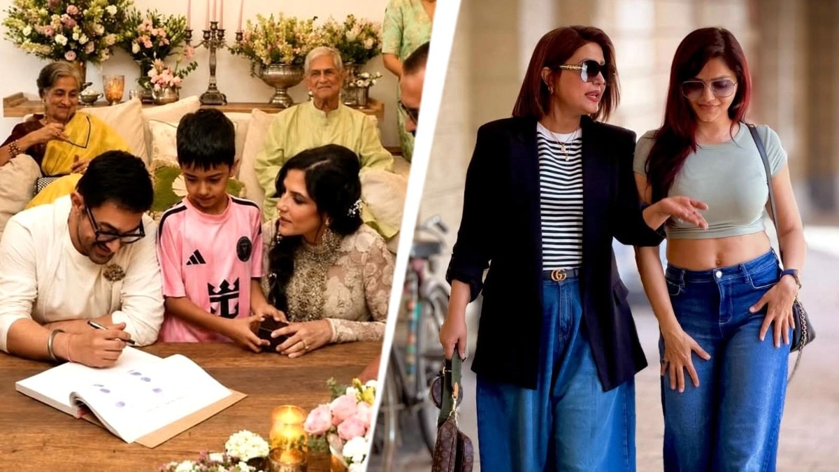 आमिर खान की शादी पर हिना-रुबीना ने की चर्चा (Photos: Instagram@gauri_spratt, @rubinadilaik) 