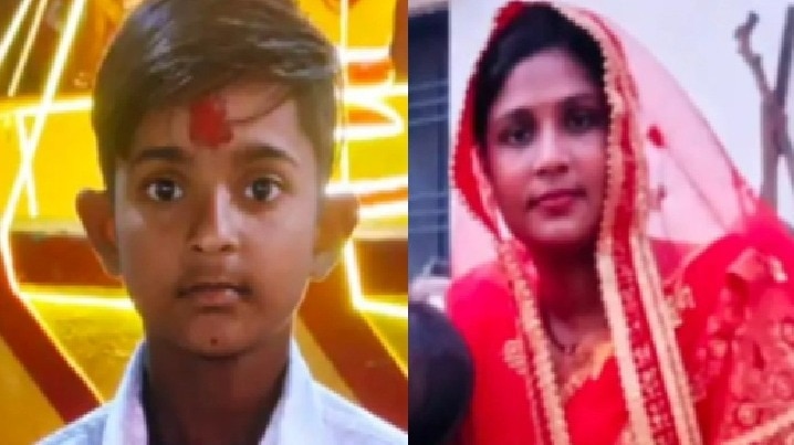 महिला और उसका बेटा, जिसकी सड़क हादसे में गई जान. (photo: screengrabs)