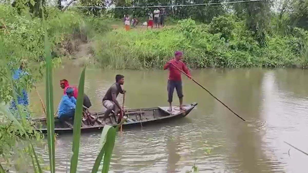 खेत पर जाते समय मगरमच्छ ने किया हमला. (Photo: Screengrab)