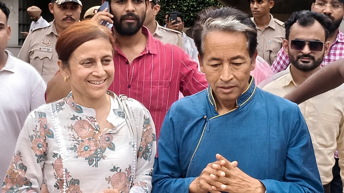गांधी के विचार आज भी प्रासंगिक: सोनम वांगचुक. (Photo: Social media)