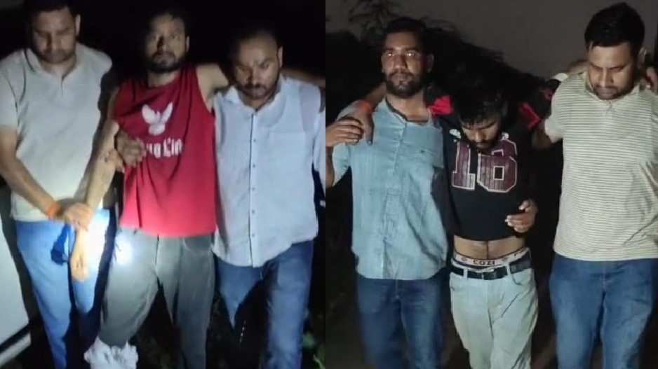 मुठभेड़ में गिरफ्तार आरोपी. (photo: Screengrabs)