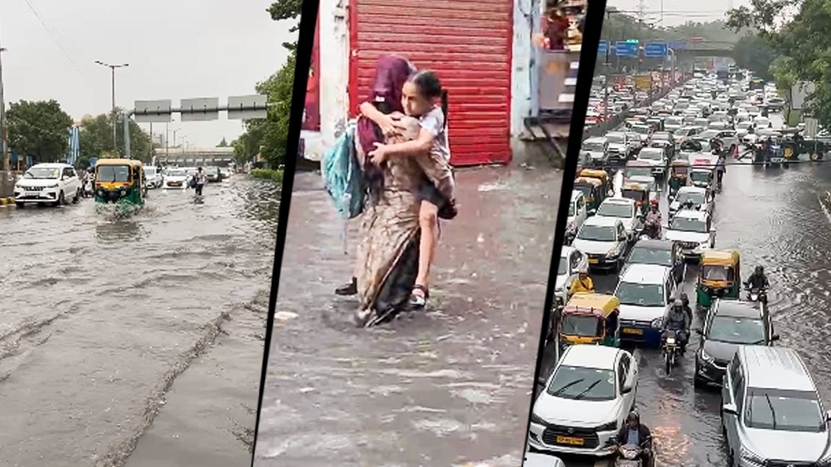 दिल्ली-एनसीआर में बुधवार को हुई तेज बारिश के बाद का नजारा (Photo: ITG)