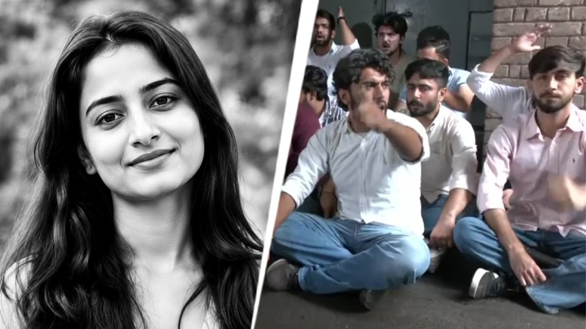  PhD स्कॉलर की मौत के बाद छात्रों ने यूनिवर्सिटी प्रशासन के खिलाफ जमकर विरोध प्रदर्शन किया. (फोटो-ITG)