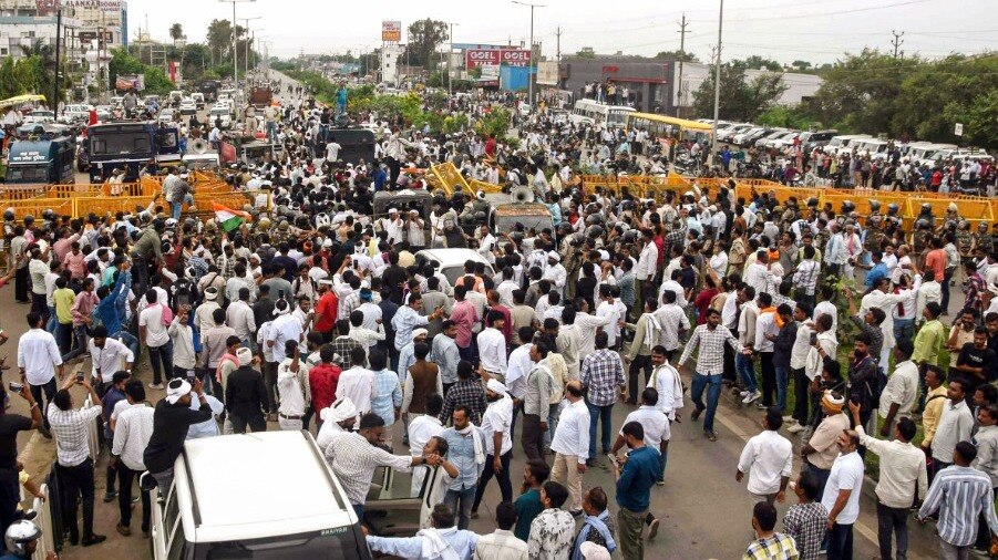 Farmer protest bhopal