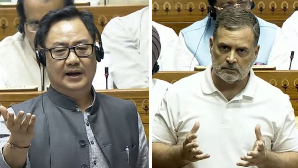 Kiren Rijijue Rahul Gandhi