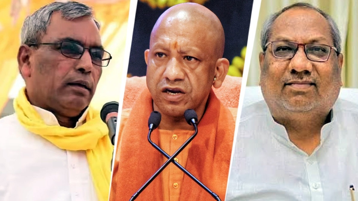 UP bjp alliance partners cm yogi op rajbhar and sanjay nishad