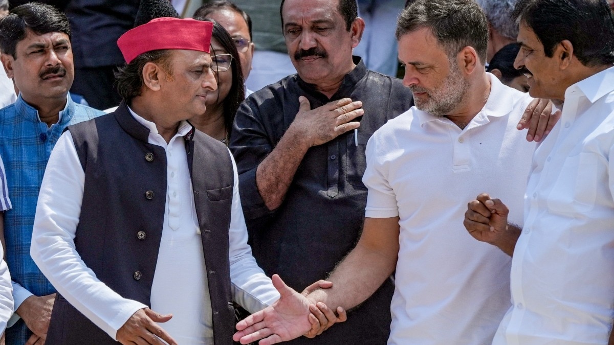 राहुल गांधी और अखिलेश यादव की सियासी केमिस्ट्री (Photo-PTI)