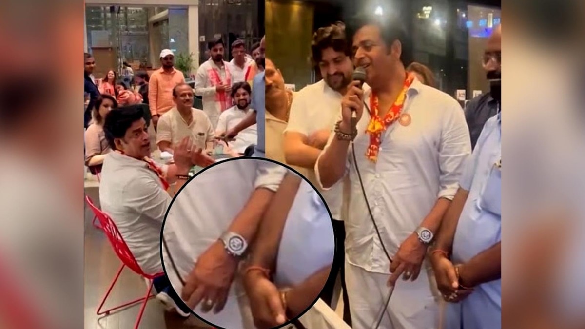 रवि किशन का वीडियो वायरल (Photo: Screengrab)
