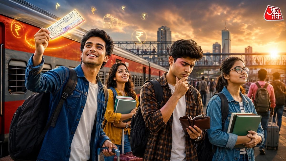 भारतीय रेलवे छात्रों को देता है कई सुविधाएं. 