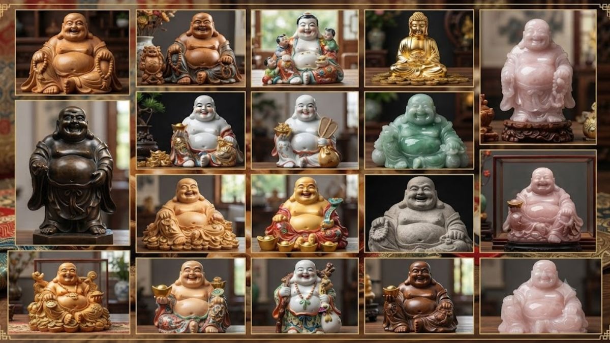 लाफिंग बुद्धा के उन 4 खास रूपों के बारे में जो धन को आकर्षित करते हैं और वित्तीय संकटों का अंत करते हैं.