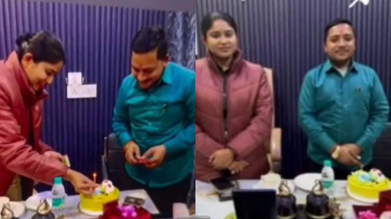 फर्जी पुलिस अफसर का 'असली' दबदबा? महिला CO संग आरोपी ने काटा केक