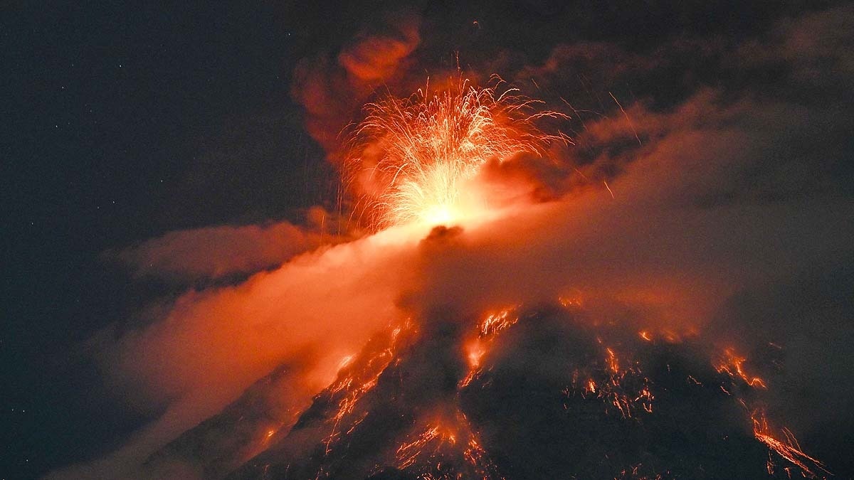 Guatemala Fuego Volcano Eruption