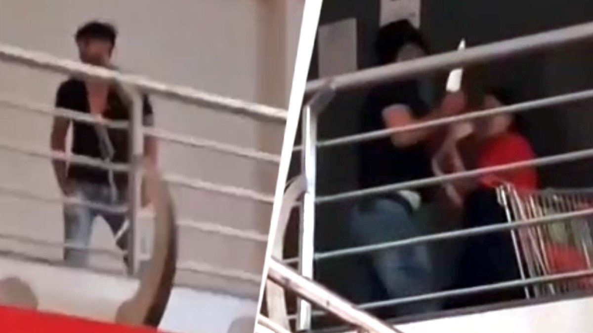 Woman Beaten in mall 