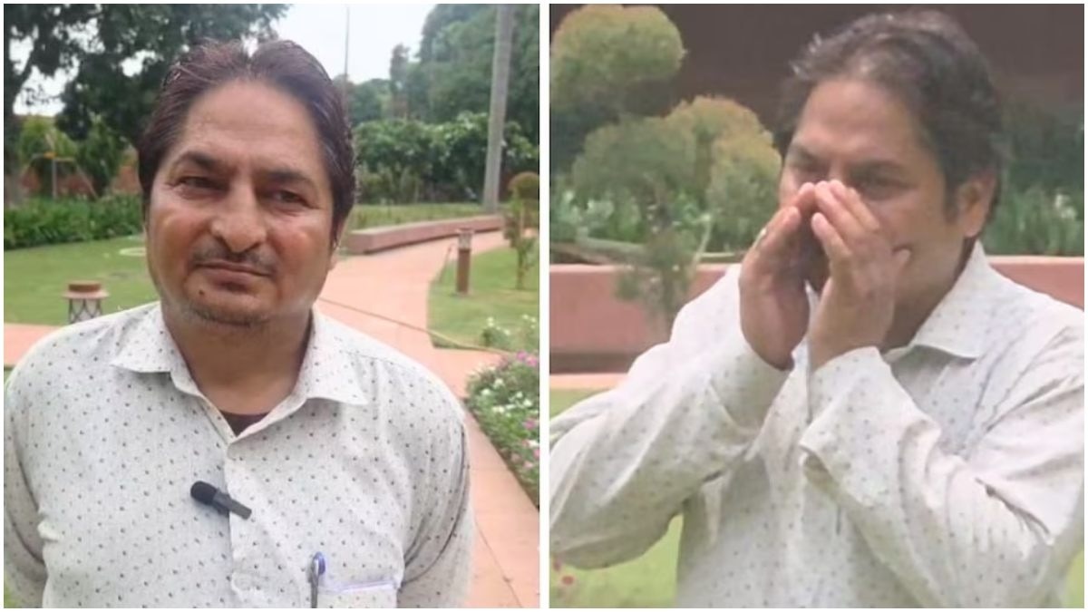संसद में बंदर भगाने वाले लोग कई साल से काम कर रहे  हैं. (Photo: ITG)