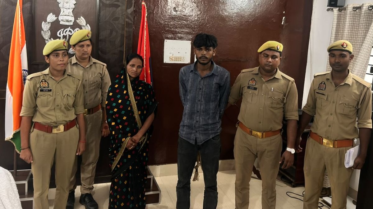 पुलिस ने आरोपी महिला को किया अरेस्ट. (Photo: ITG)