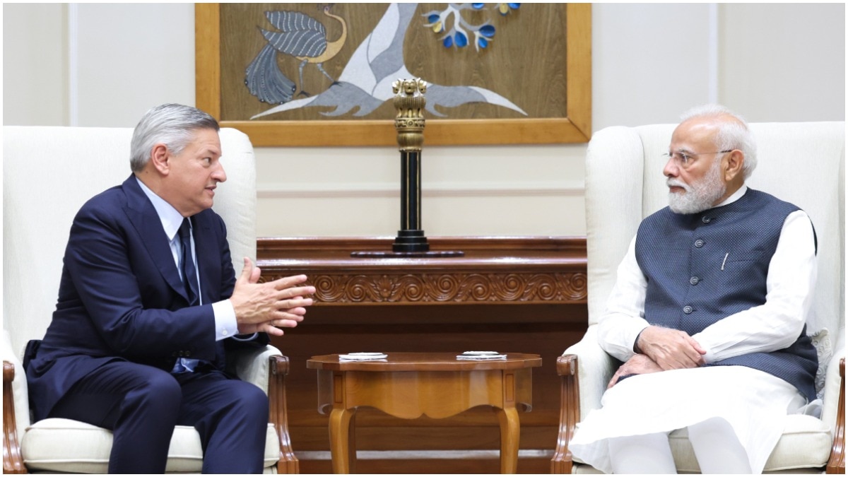 Netflix's Co-CEO Ted Sarandos meet Prime Minister Narendra Modi 