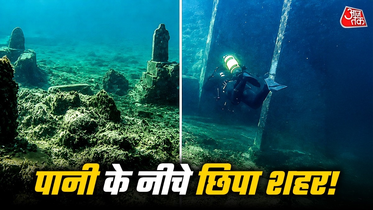 तुर्की के दक्षिण-पूर्व में डिकले बांध का पानी के नीचे का सीन.(Image: Anatolian Archaeology/AI)