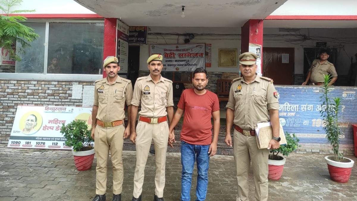 आरोपी जीजा कानपुर पुलिस की गिरफ्त में (Photo- ITG)