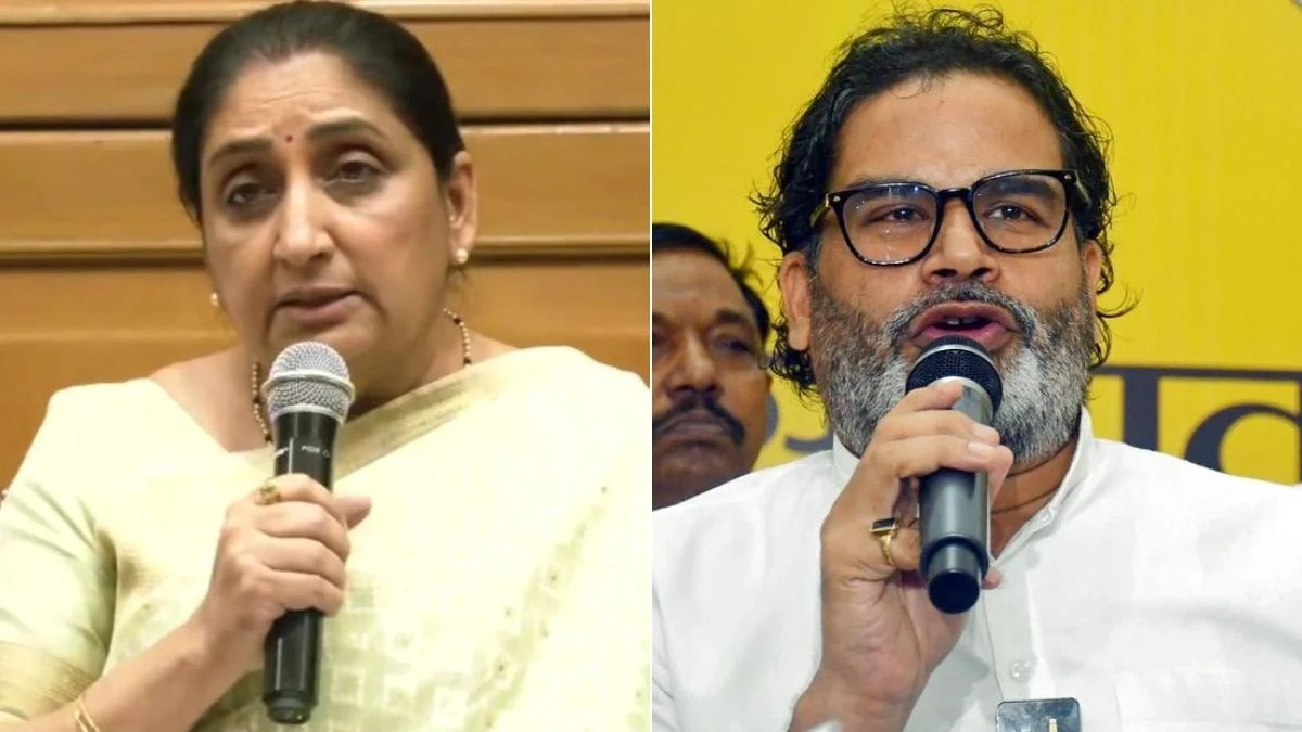 प्रशांत किशोर ने सुनेत्रा पवार से मुलाकात की. (फाइल फोटो-PTI)