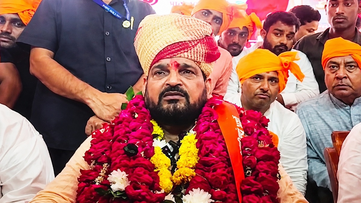 पूर्व सांसद बृजभूषण शरण सिंह. (Photo: ITG)