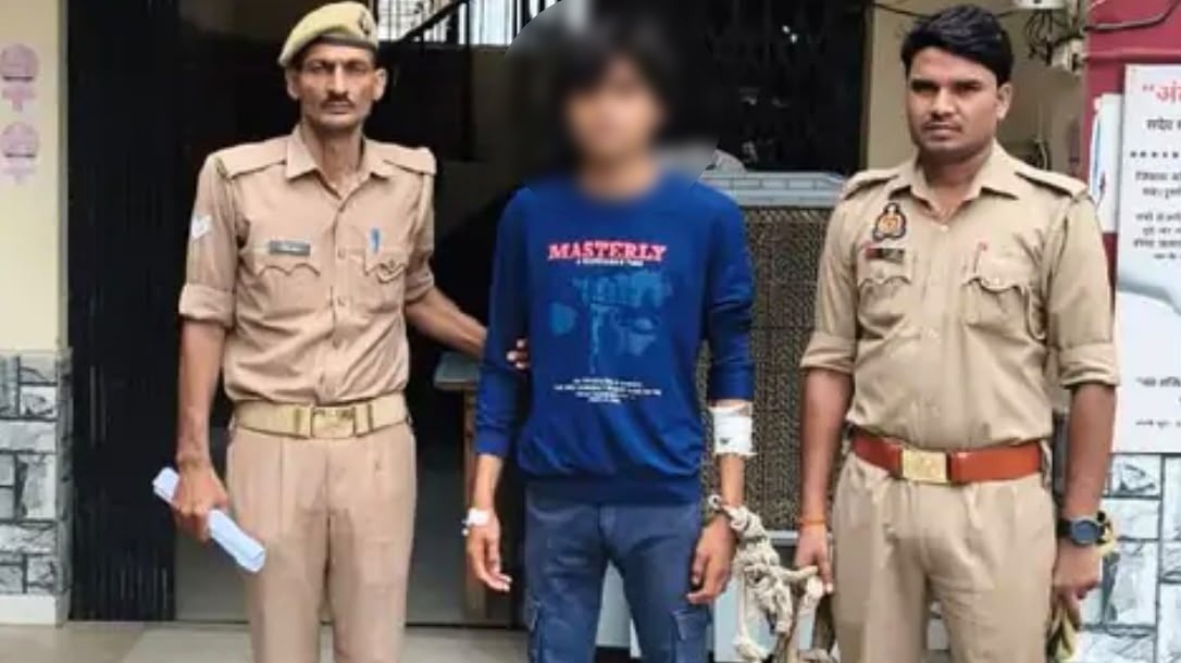 Murder accused in the custody of Lucknow Police (Photo: ITG)
