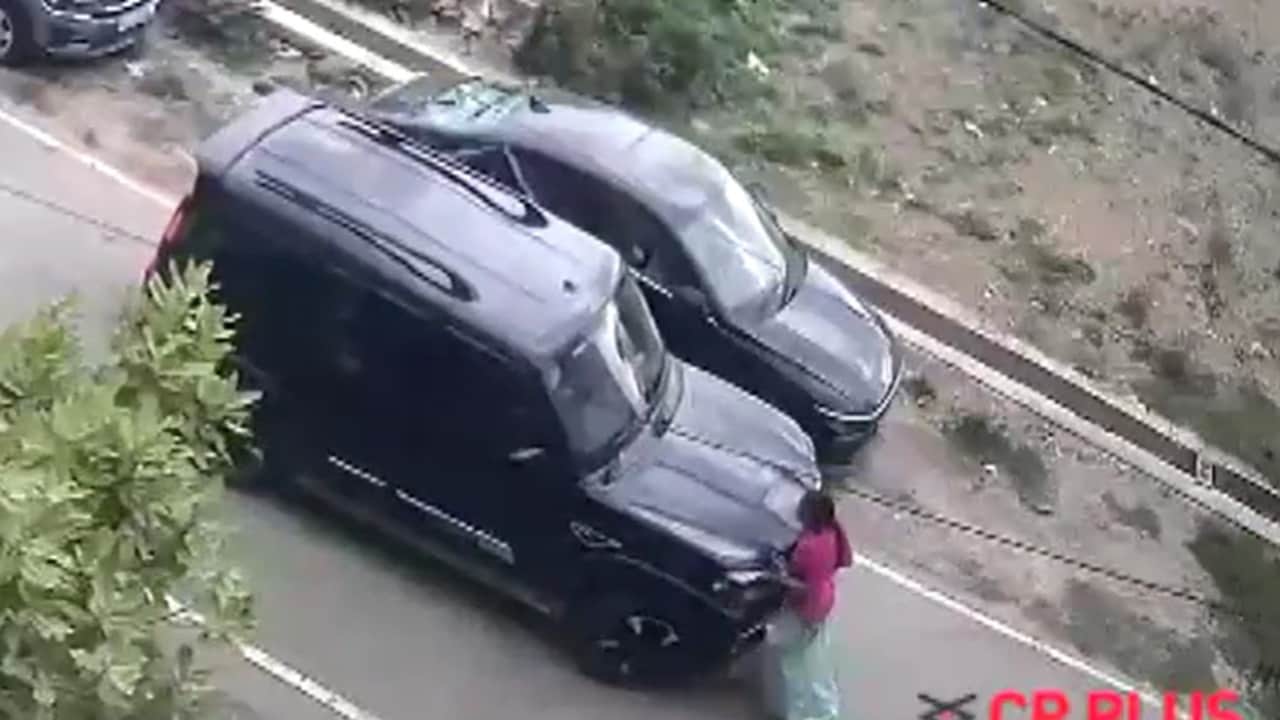 उदयपुर में महिला की हत्या, दबंगों ने स्कॉर्पियो से कुचला- CCTV