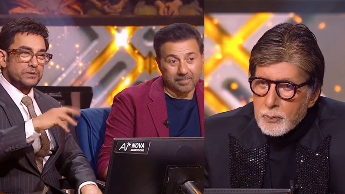 'बंटवारा 1947' रिलीज से पहले KBC 18 पहुंचे आमिर खान-सनी देओल, अमिताभ बच्चन ने दी वॉर्निंग, Video