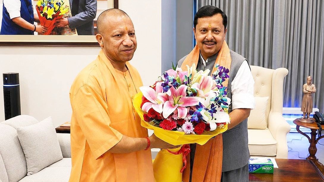दिल्ली में UP सीएम योगी ने पीएम मोदी और नितिन नबीन से मुलाकात की. (X/@PTI_News)