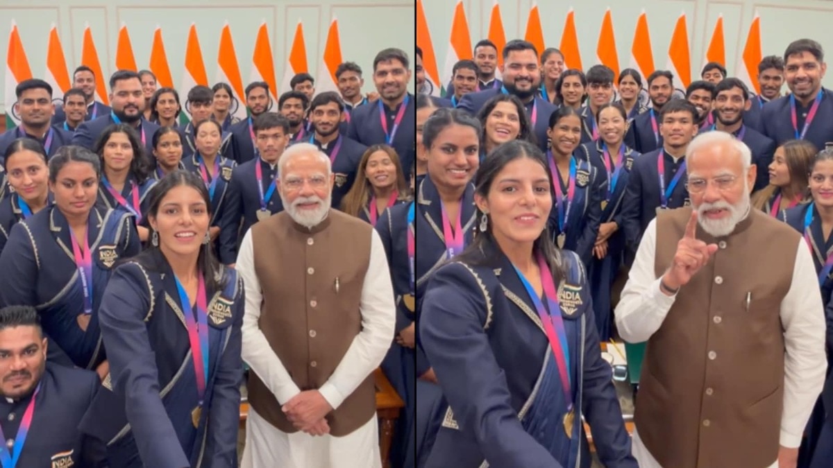 पीएम मोदी ने CWG मेडल विनर्स से मुलाकात की. (फोटो-X/@narendramodi)