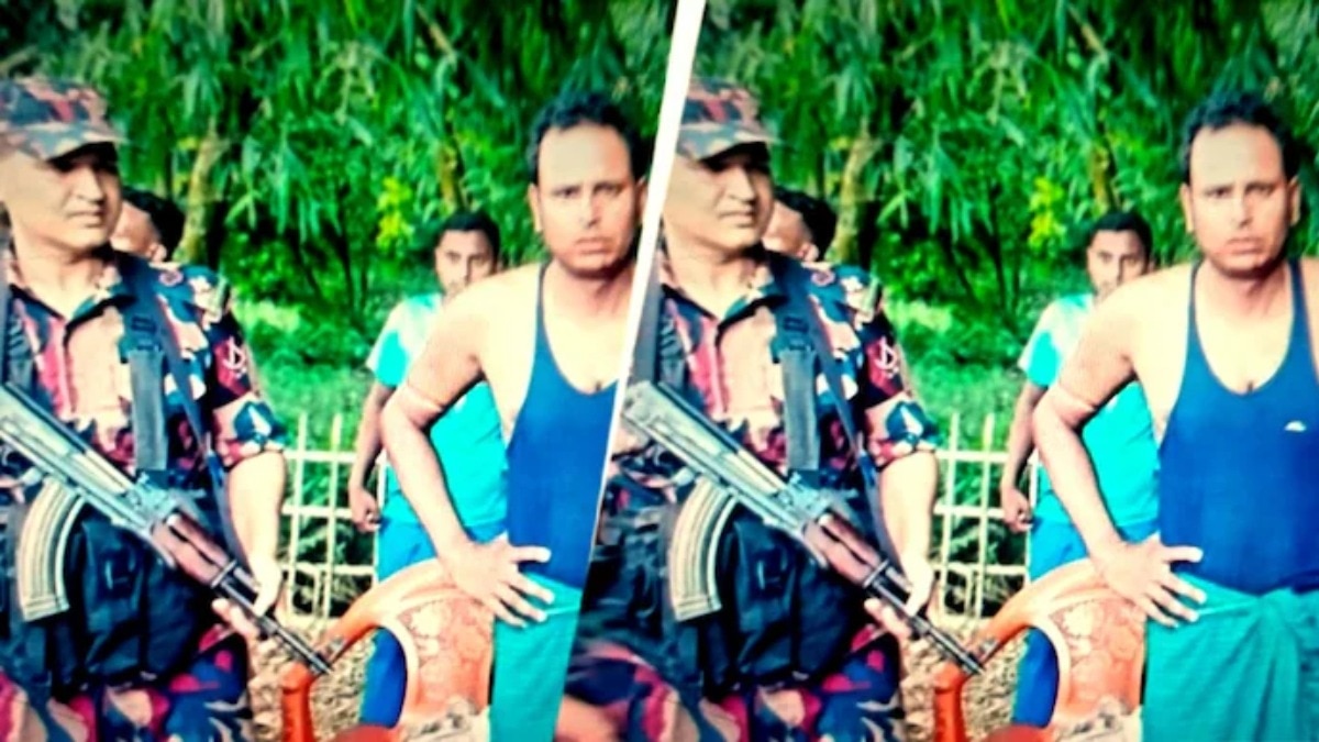 BSF ने की फ्लैग मीटिंग.(Photo: Screengrab)