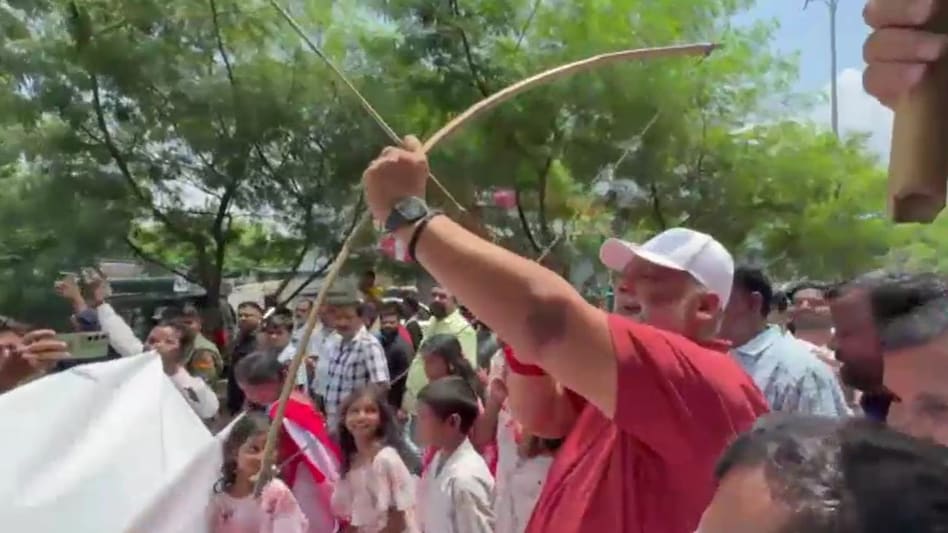 Deputy Pappu Yadav participated in the celebration of World Indigenous Peoples' Day in Purnia