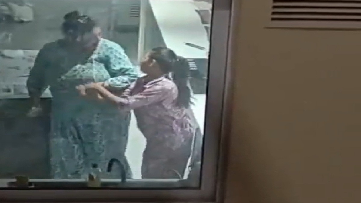 मेड से मारपीट पुलिस ने खुद दर्ज किया केस. (Photo: Screengrab)