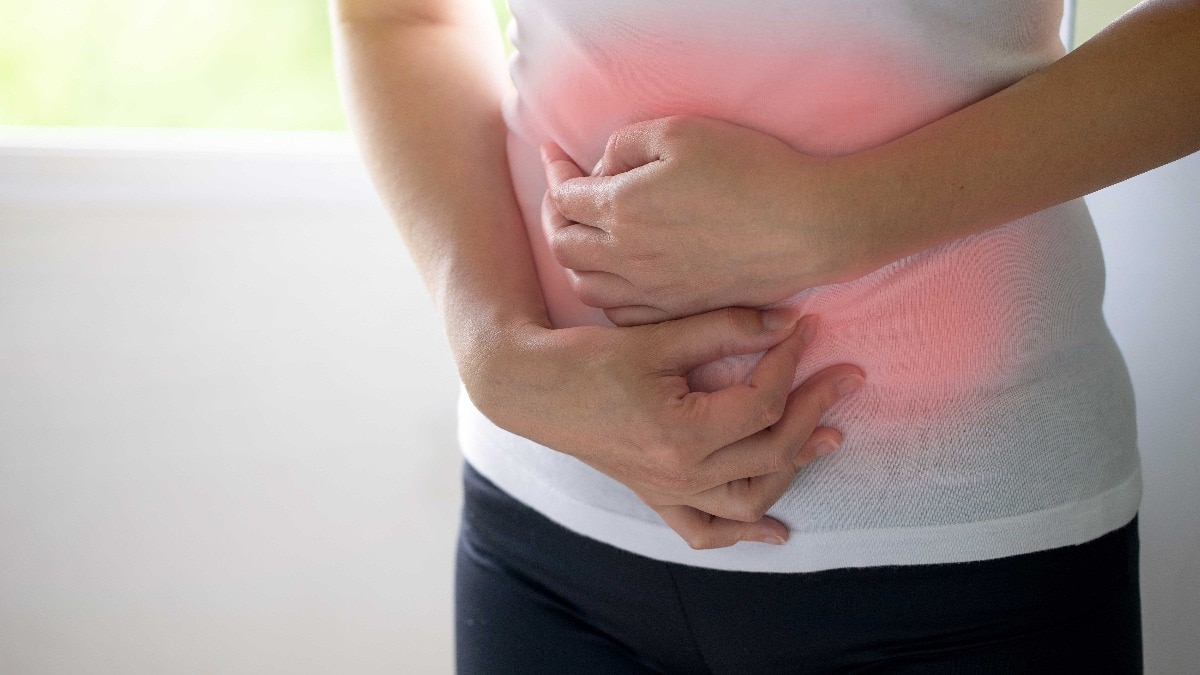 Women stomachache