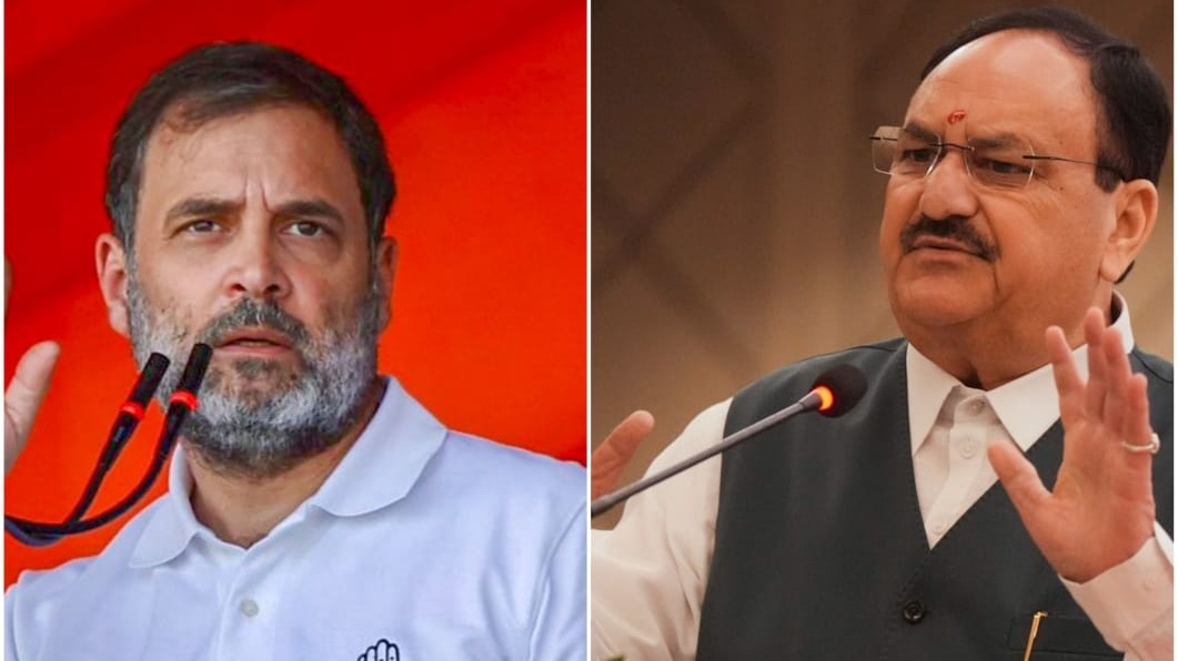 राहुल गांधी को जेपी नड्डा की सीधी चुनौती. (File Photo)