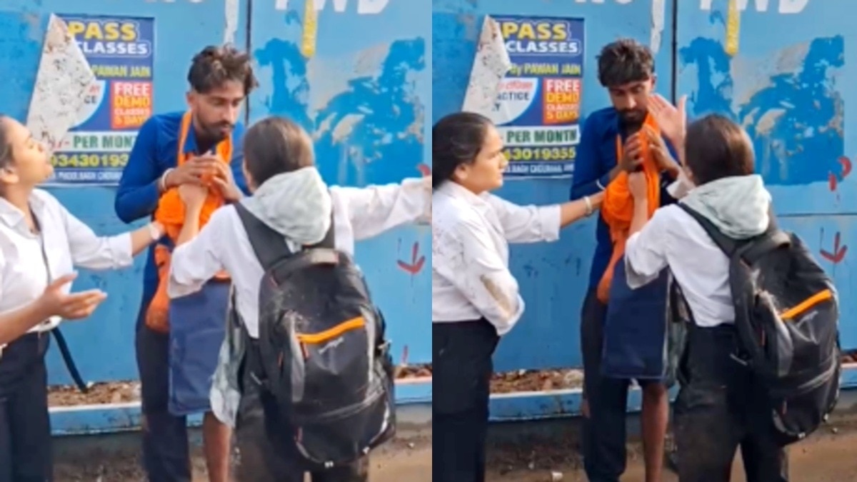 ग्वालियर की अशिता-राशिता की बहादुरी.(Photo:Screengrab)