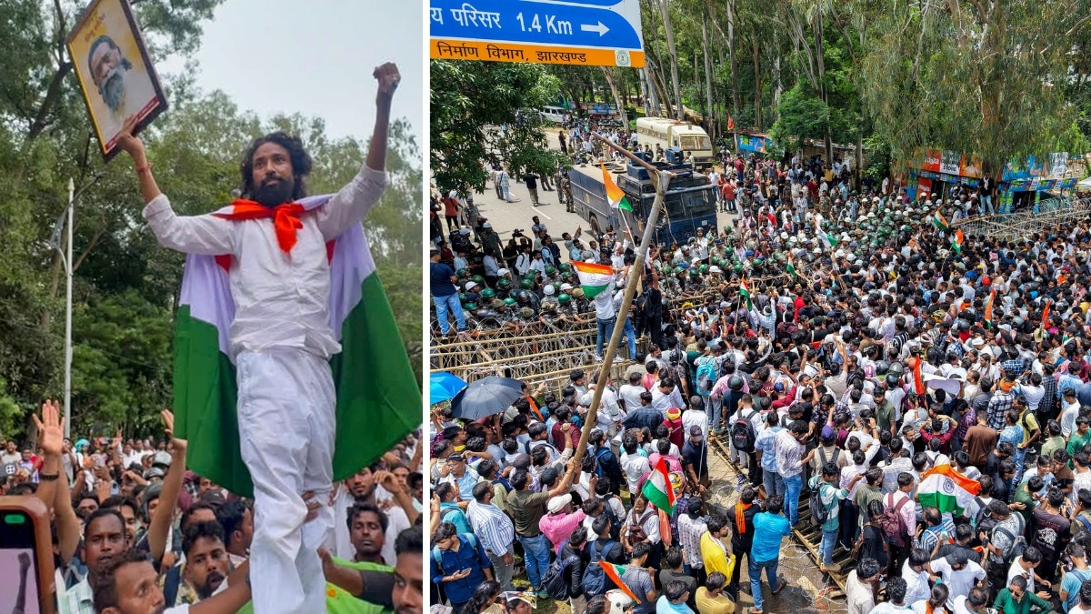 झारखंड में छात्रों पर पुलिस कार्रवाई के विरोध में BJP का बंद (Photo: PTI)