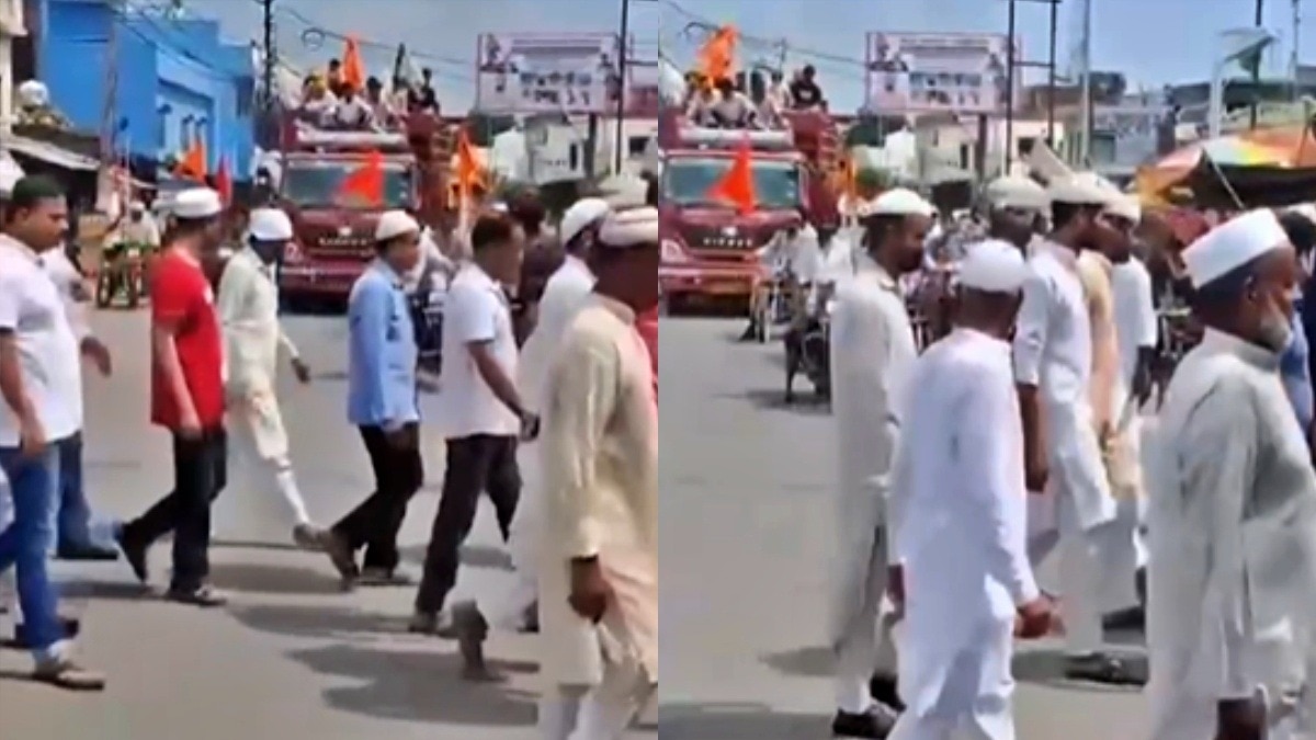 Kanwariyas halt in Bijnor upon seeing funeral procession (Photo: Screengrab)