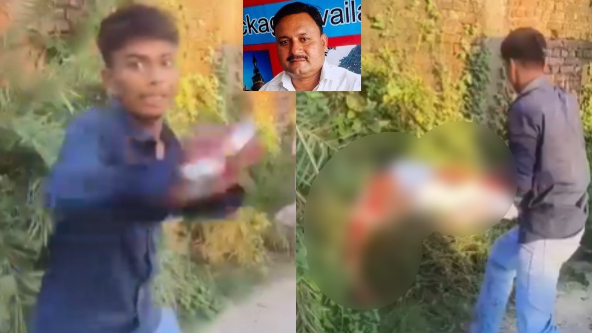 Video of Gorakhpur contractor murder case goes viral (Photo: Screengrab)