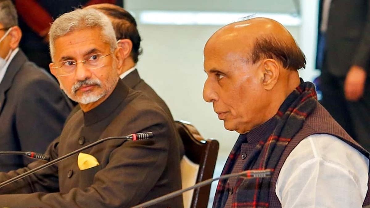विदेश मंत्री एस. जयशंकर और रक्षामंत्री राजनाथ सिंह चीन के मुद्दे पर बैठक कर रहे हैं. (Photo:X/@rajnathsingh)