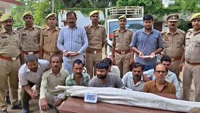 सीतापुर गोलीकांड में  10 आरोपी गिरफ्तार (Photo- ITG) 