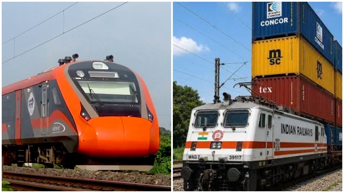 भारतीय रेलवे ने वित्त वर्ष 2025-26 में ₹2.73 लाख करोड़ की कमाई की जिसमें माल ढुलाई की हिस्सेदारी करीब 64% रही. (File Photo)