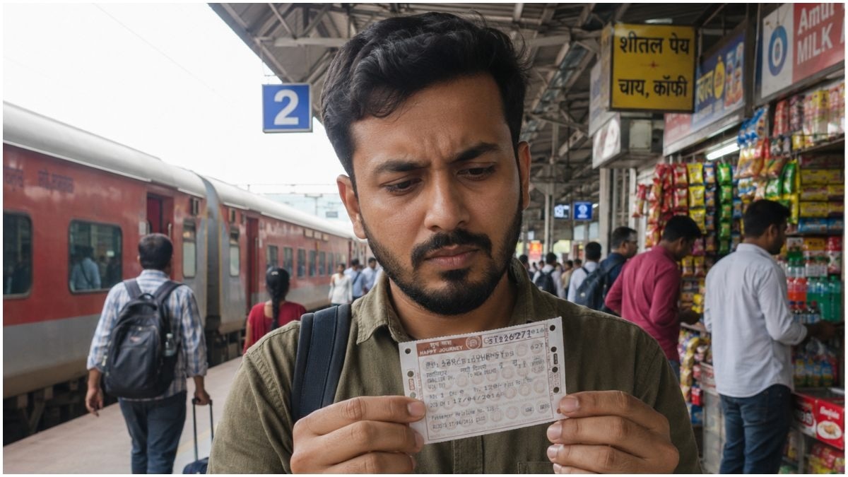 ट्रेन में सबसे सस्ती टिकट 10 रुपये की आती है. (Photo: AI Generated)
