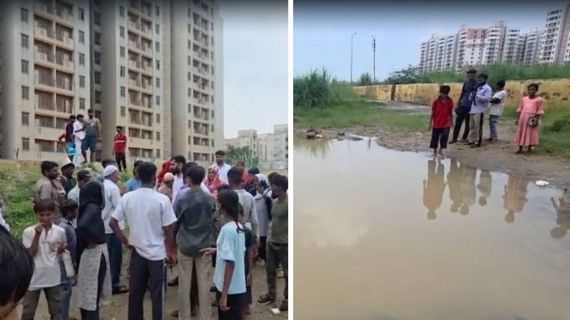 दिल्ली के बवाना में DDA ने बिल्डिंग निर्माण किया है. (Photo- ITG)
