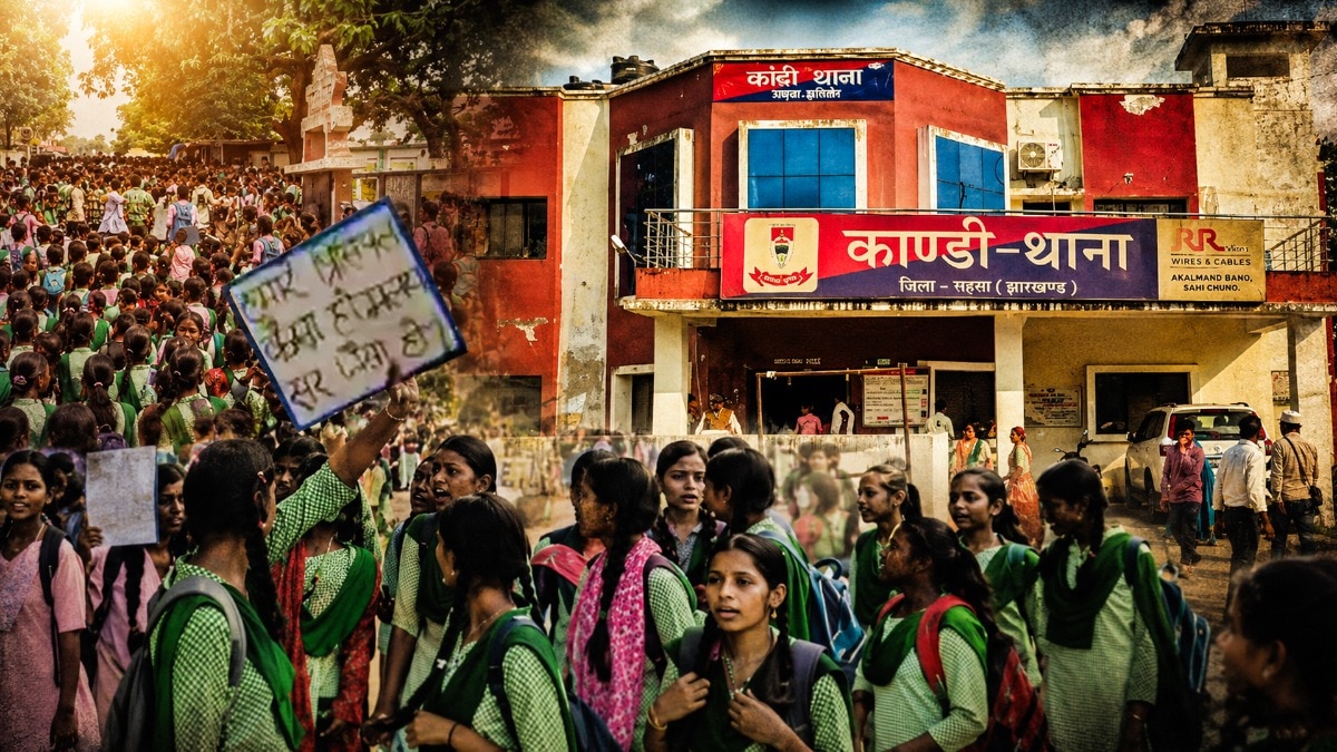 प्रिय शिक्षक के ट्रांसफर पर गढ़वा में महाभारत! कांडी थाने पर पथराव, एक जवान गंभीर रूप से घायल